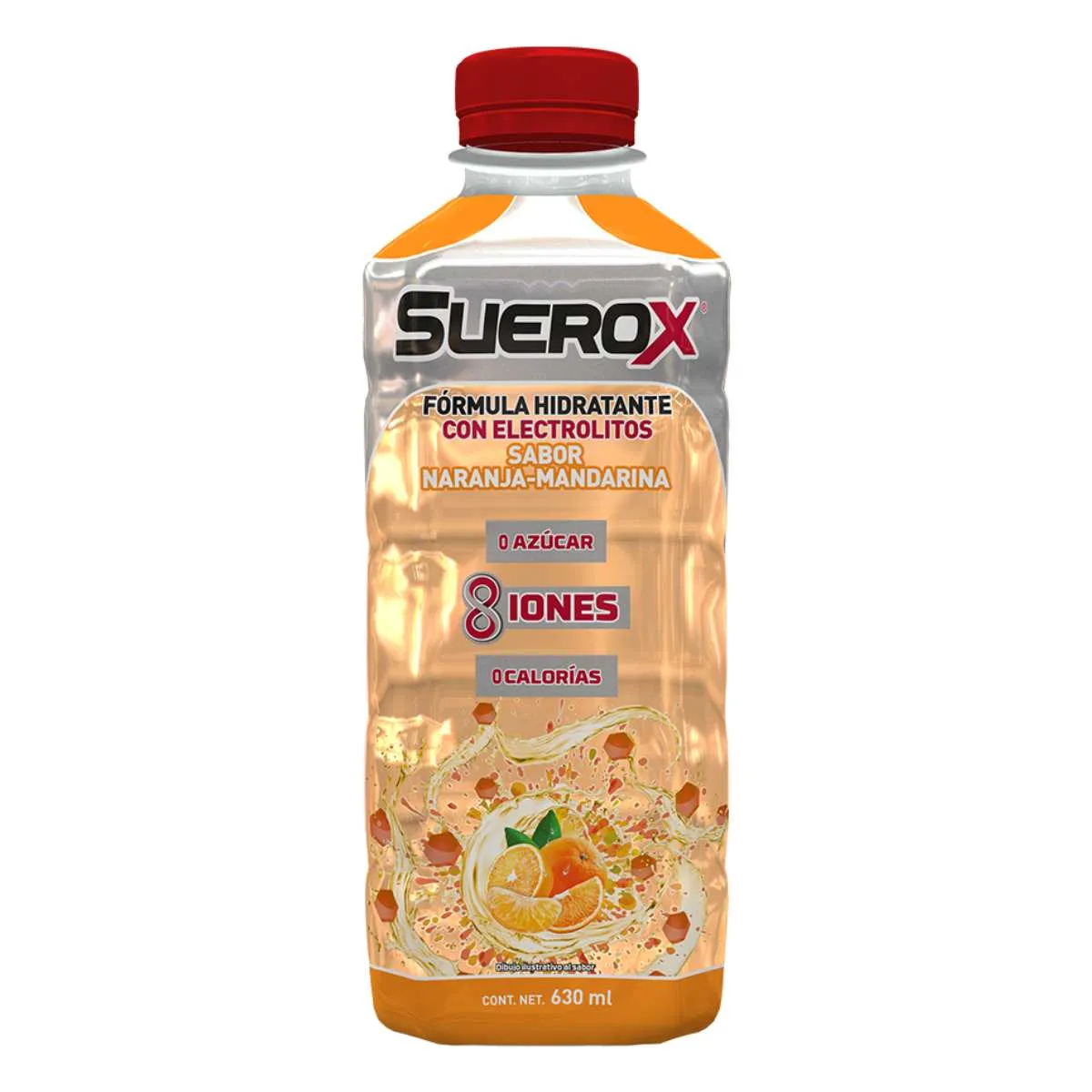 Bebida con Electrolitos Suerox Naranja-Mandarina 630ml